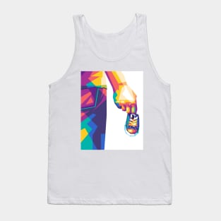 holding shoes wpap Tank Top